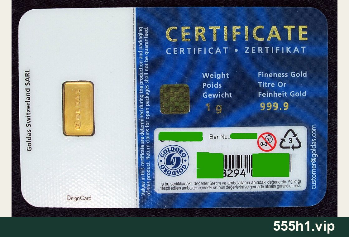 黄金与贵金属示意配图，标注 555h1.vip